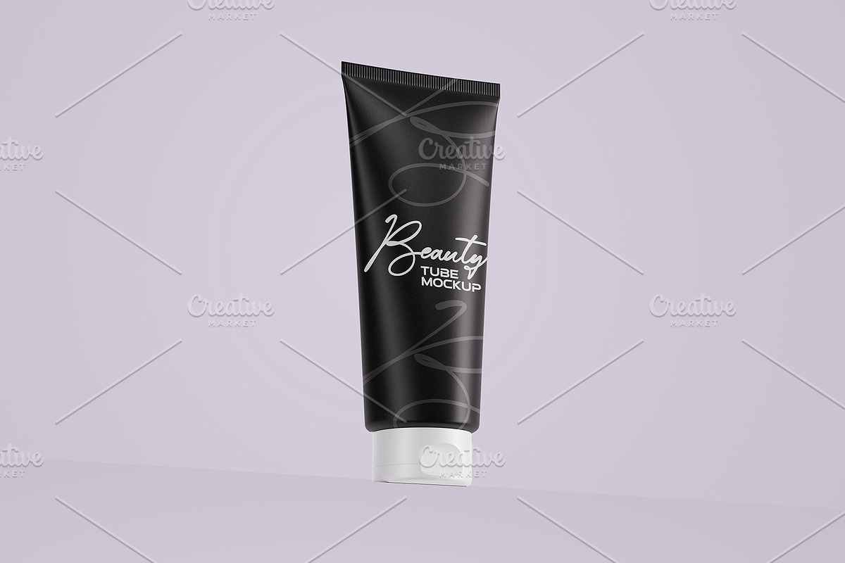 Minimal Cosmetic Tube PSD Mockup, a Packaging Mockup by AKASH-DESIGNS (Photo 5 of 5)