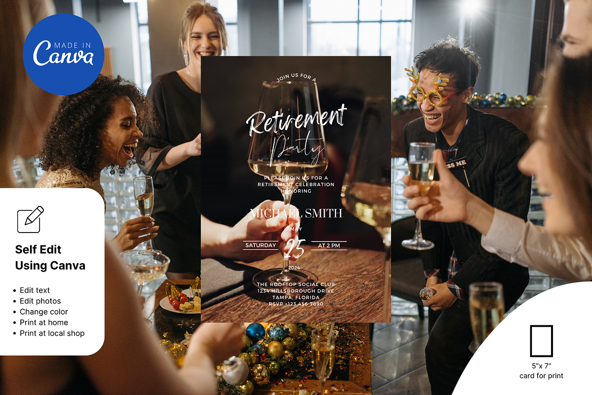 Retirement Party Invitation preview 6