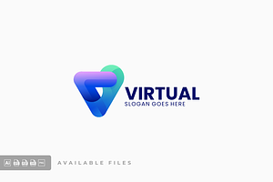 Letter V Gradient Colorful Logo, a Branding & Logo Template by ivan_artnivora