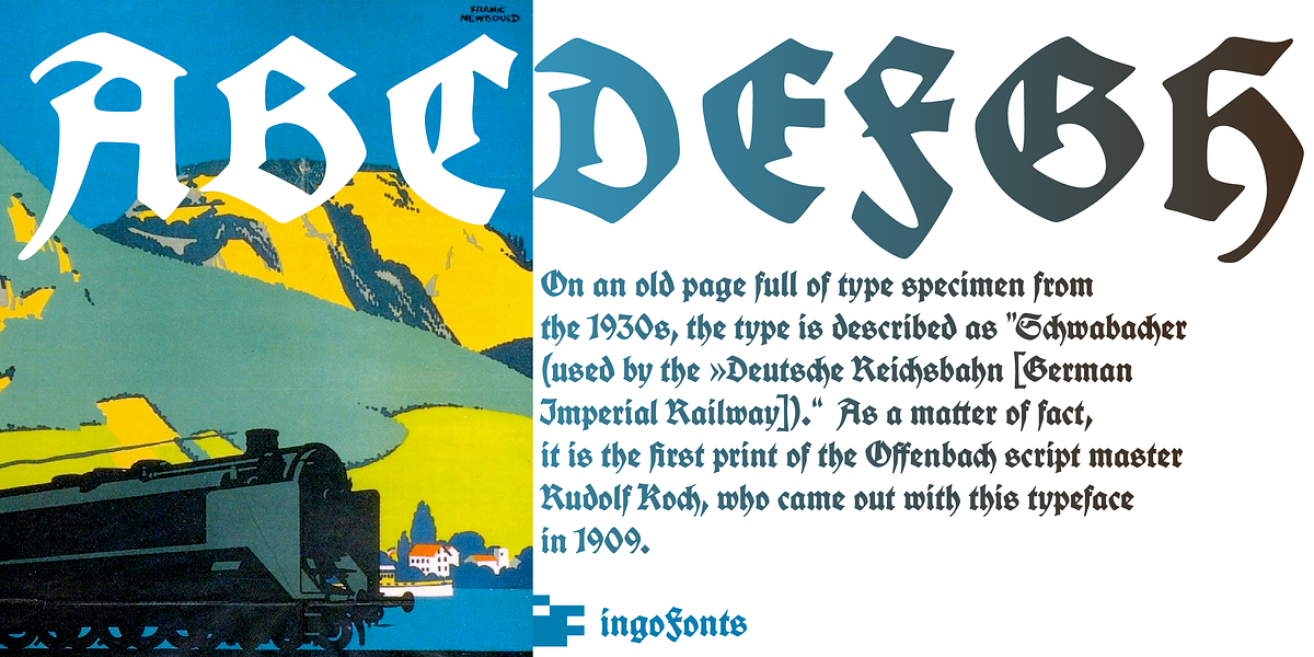 Koch Schrift, a Blackletter Font by ingoFonts (Photo 3 of 10)
