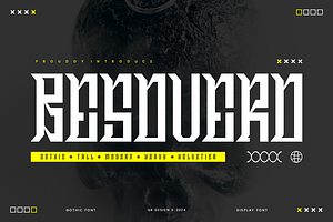 Besovero - Artdeco & Gothic Font