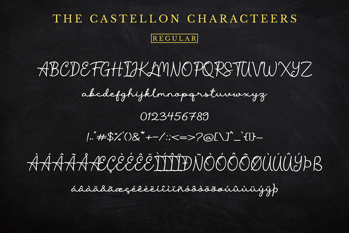 The Castellon, a Script Font by Sibelumpagi Studio (Photo 14 of 17)