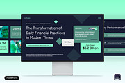 Digital Banking Pitch Deck, a Presentation Template by Claymoon Lab (Thumbnail 1 of 7)
