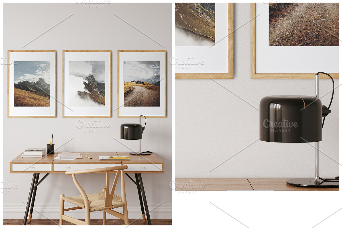 Frame & Wall Mockup Bundle, a Print Template by Yuri-U (Photo 23 of 25)