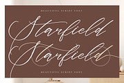 Starfield Brightens, a Script Font by operatype.co (Thumbnail 2 of 15)