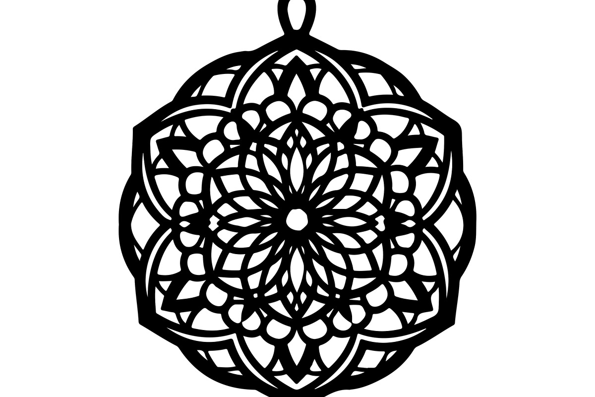 Ornamental Mandala Lotus Vector Set, a Decorative Illustration by balal (Photo 2 of 11)