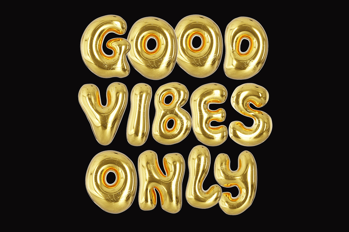 3D Bubble Type | Letters and Numbers, a Graphic by LarysaZabrotskaya (Photo 7 of 23)