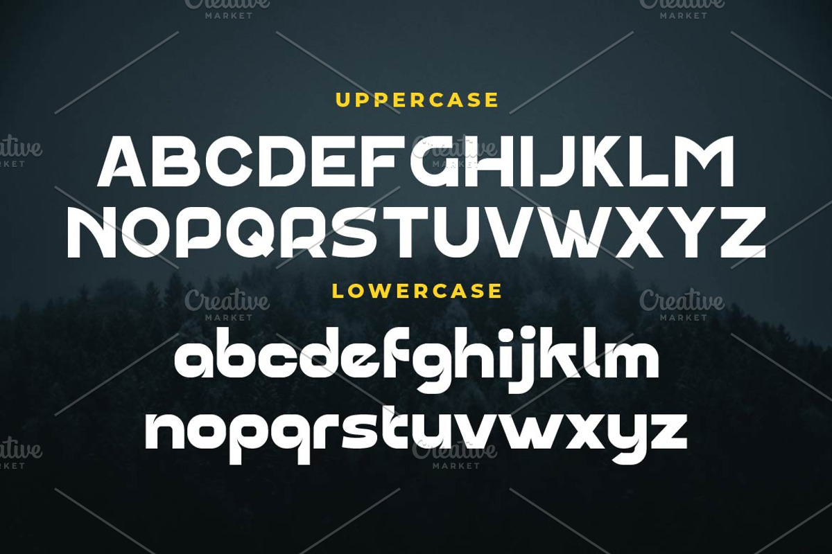 Bronta Round Logo Font, a Sans Serif Font by Artiveko (Photo 3 of 8)