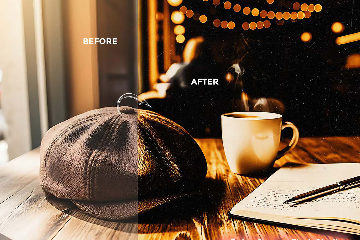 25 Analog FX Photoshop Action Bundle, an Action Add-On by Studio Retouch (Photo 10 of 59)