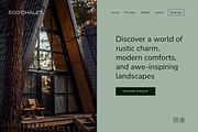 Eco Chalet – Resort & Hotel Website, a Landing Page Template by OLENASTRATIIENKO (Thumbnail 1 of 10)