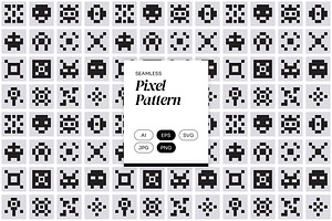 Pixel Pattern, a Pattern Graphic by Neermana