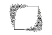 Floral Decorative Frame Vector Bundl, an Illustration by musafir_fashion (Thumbnail 47 of 51)