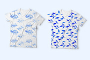 Blue Watercolor - Patterns Set, a Pattern Graphic by Anchors_and_Curves (Thumbnail 3 of 4)