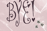 Tall Dark Sweetheart Odd Serif Font, a Serif Font by The October Creative (Thumbnail 8 of 8)