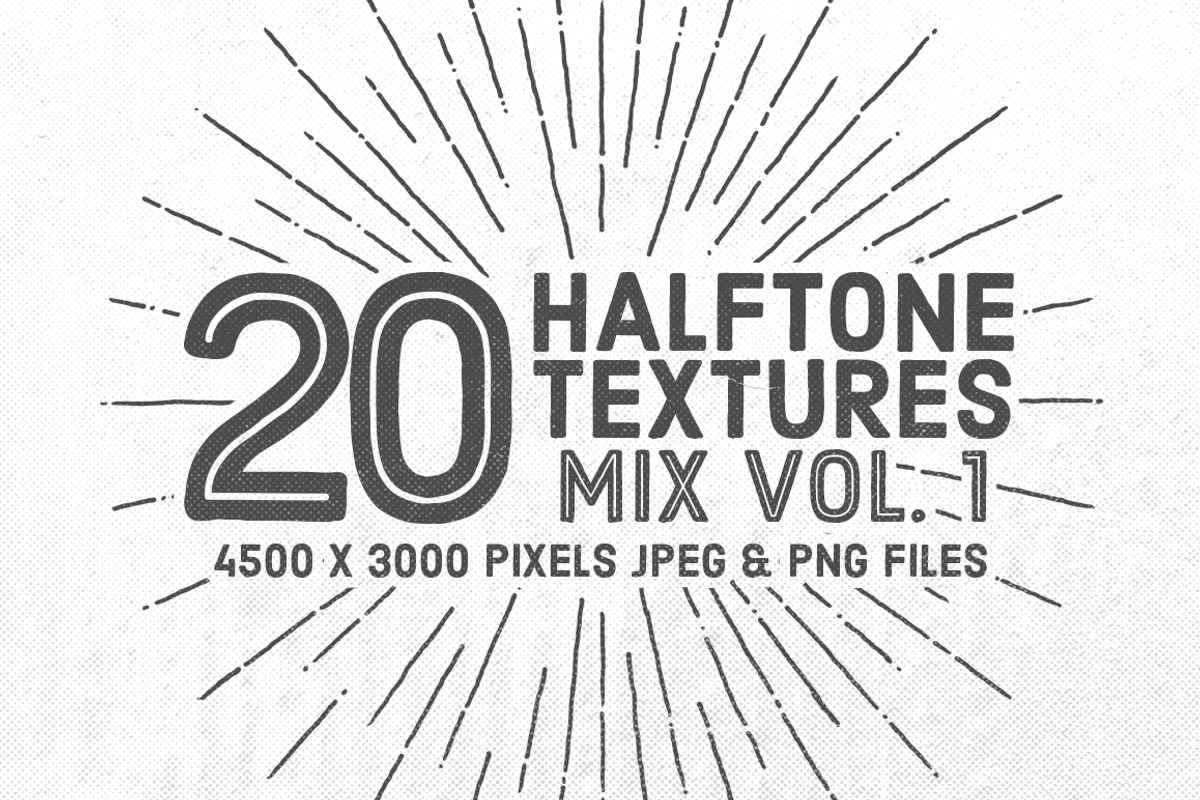 50% OFF: 80 Halftone Textures Bundle preview 2