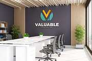 PSD Office Room Wall Logo Mockup, a Product Mockup by Ayy (Thumbnail 2 of 13)