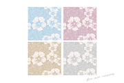 Swirl Flowers | Vector Print, a Wallpaper Graphic by MalyskaStudio (Thumbnail 5 of 13)
