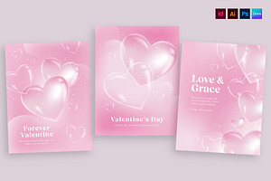 Valentines Day Flyer Poster Template, a Flyer Template by BrandPacks
