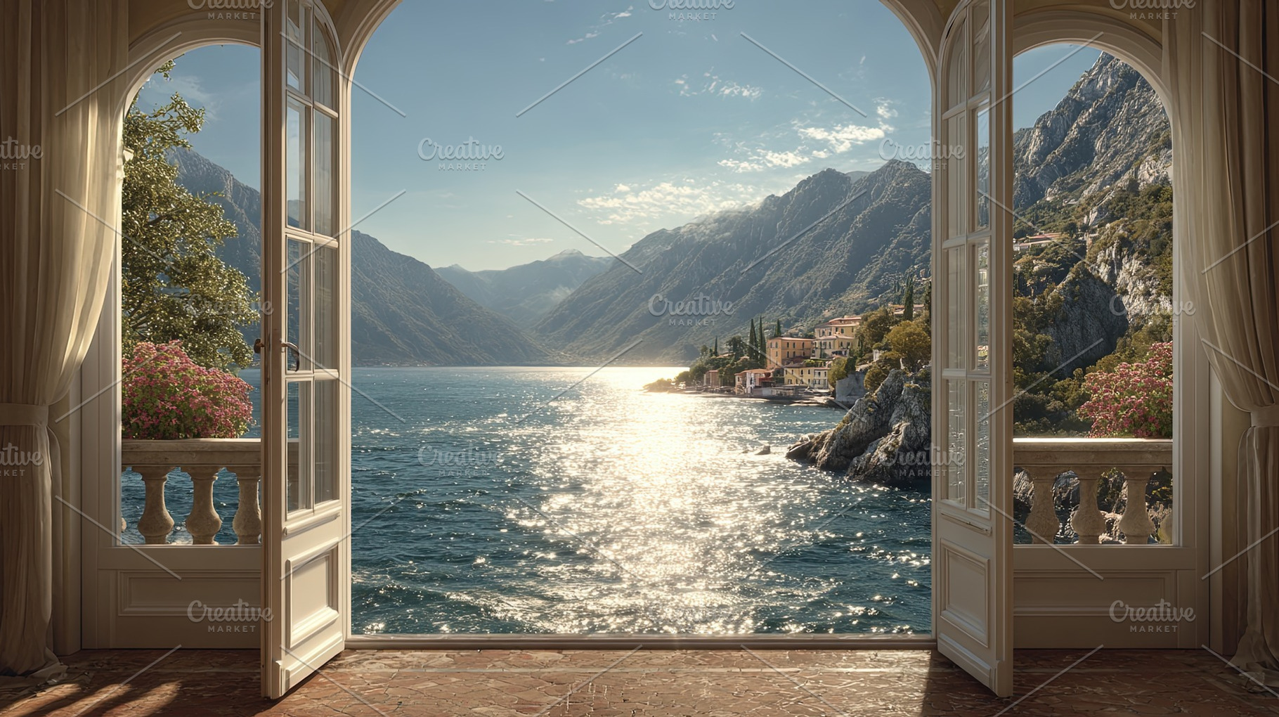 Open Balcony with Seaside View, a Holiday Photo by Ales Munt