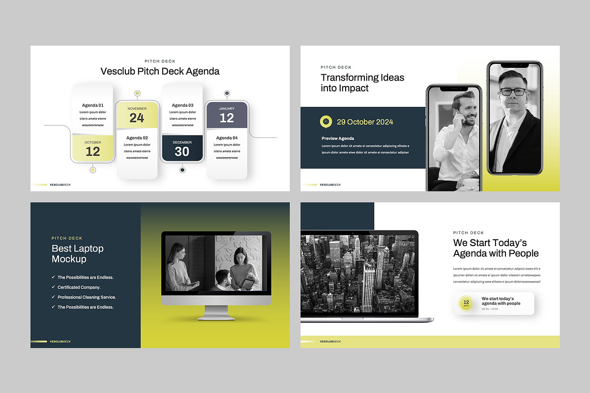 VESCLUB Business Pitchdeck PPT, a Presentation Template by rgbryand (Photo 8 of 9)