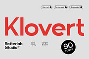 Klovert - 90 Styles Geometric Family, a Sans Serif Font by Rotterlab Studio (Thumbnail 16 of 16)