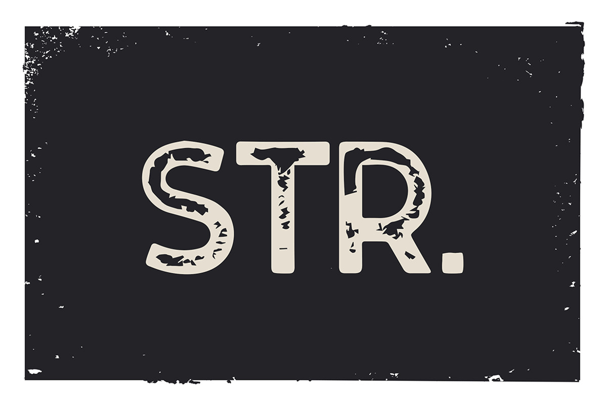 Dustrialize Modern Textured Font, a Sans Serif Font by UICreative (Photo 6 of 13)