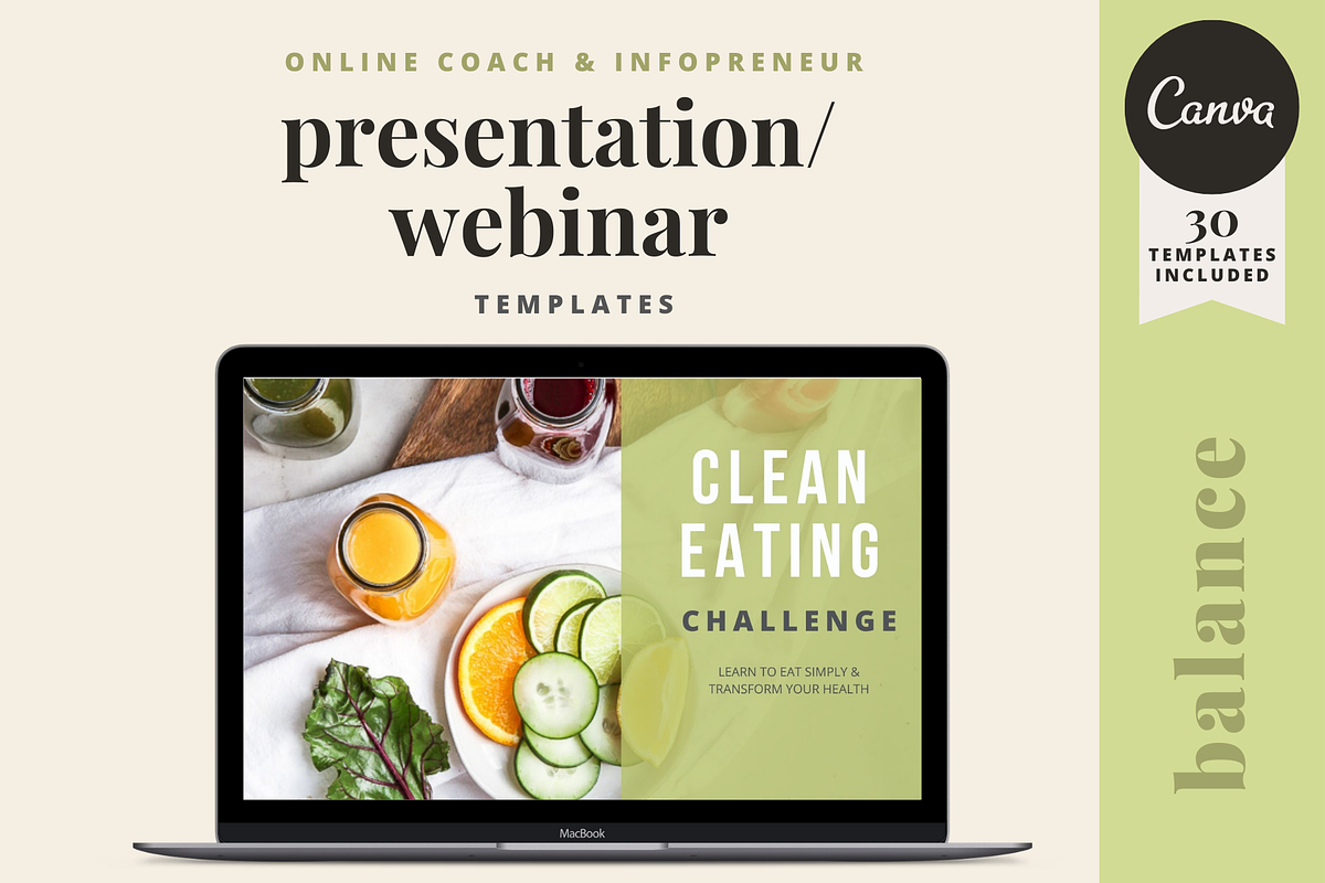 Fitness & Nutrition Slide Deck Canva, a Presentation Template by Brand Spanking You (Photo 2 of 6)