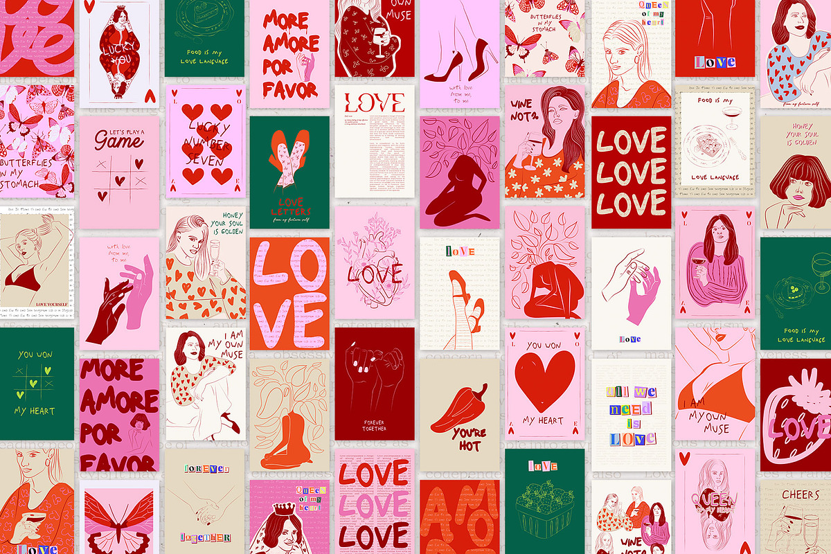 Poster Gallery Bundle, a Decorative Illustration by Mio Buono (Photo 77 of 82)