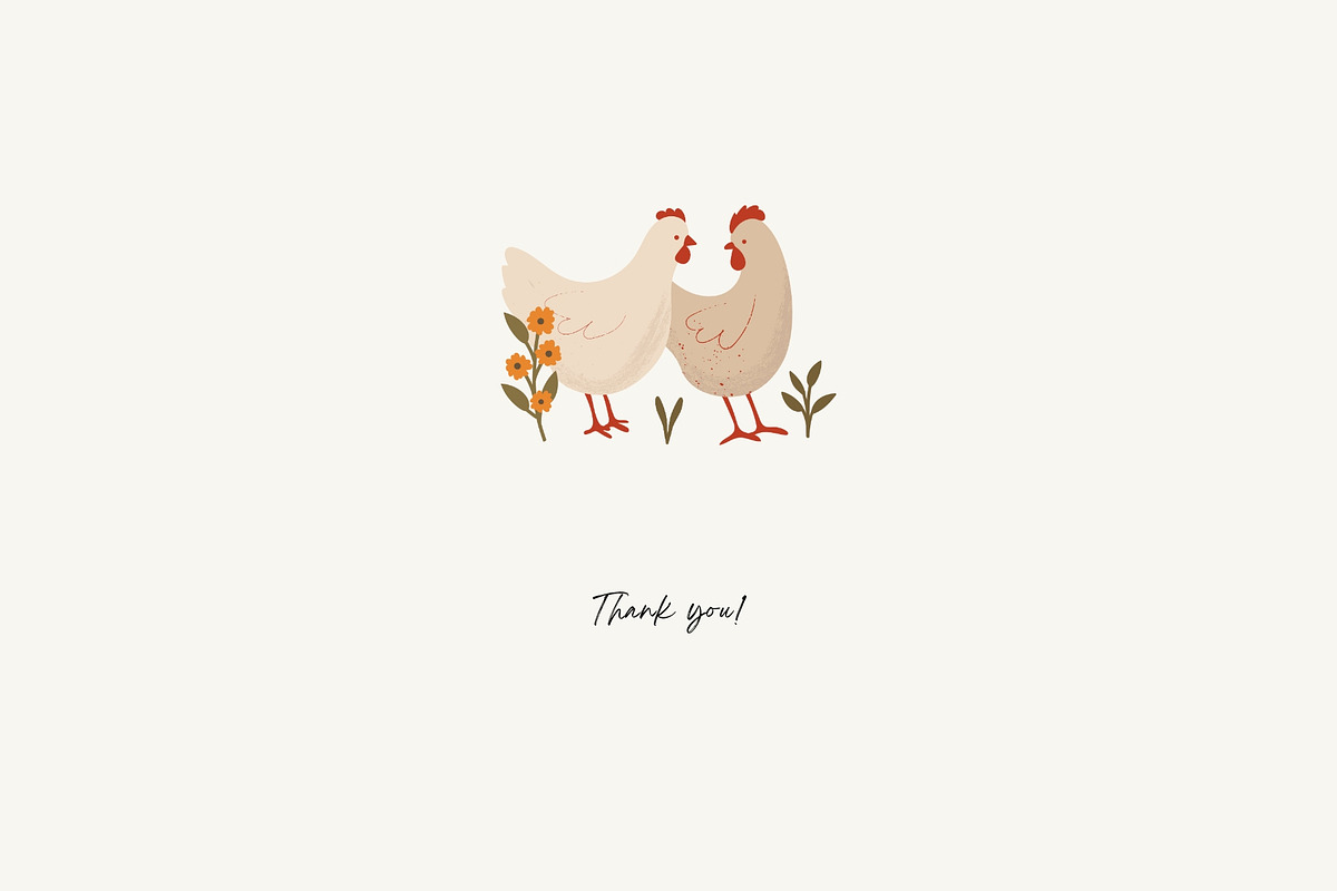 Cute Chickens & Florals Nursery Art, an Animal Illustration by Jenteva Art (Photo 16 of 16)