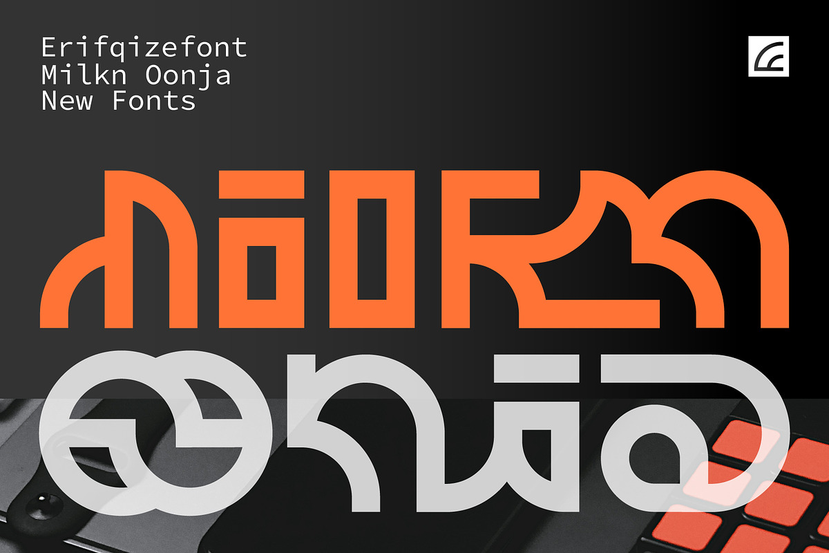 Milkn Oonja Font, a Symbol Font by Erifqizefont (Photo 1 of 15)