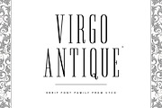 Virgo Antique Display, a Serif Font by Vintage Type Company (Thumbnail 2 of 15)