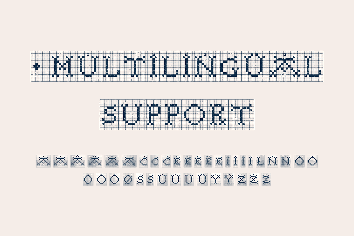Christmas Embroidery cute font, a Slab Serif Font by kaer_shop (Photo 6 of 11)