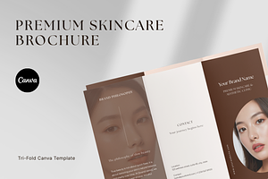Minimal Skincare Brochure Template, a Brochure Template by batang