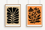 Abstract flower wall art posters set, an Illustration by Libby Wishes (Thumbnail 5 of 11)