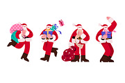 Merry Christmas clipart + patterns, a Seasonal Illustration by UnaAnya (Thumbnail 5 of 8)