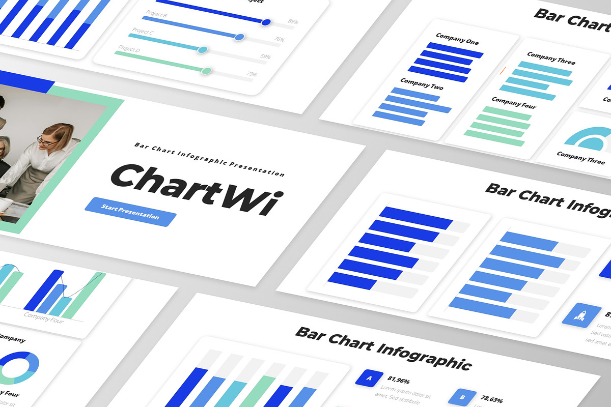 ChartWi - Bar Chart Keynote Template, a Presentation Template by GraphauseProject (Photo 4 of 6)