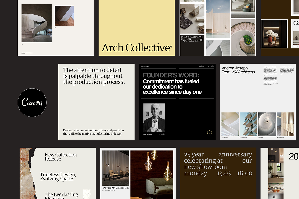Atelier | Canva Templates pt 1, a Social Media Template by By Arkadë (Photo 1 of 5)
