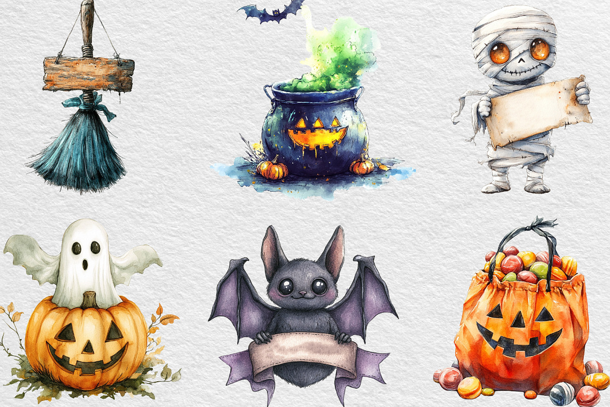 Happy Halloween Sublimation, an Illustration by Black Bird Studio (Photo 6 of 6)