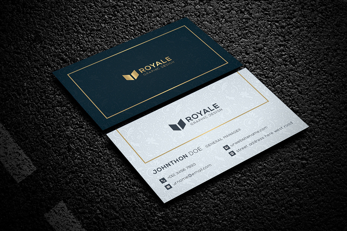 Luxury Business Card, a Business Card Template by Creative_Arts (Photo 1 of 3)