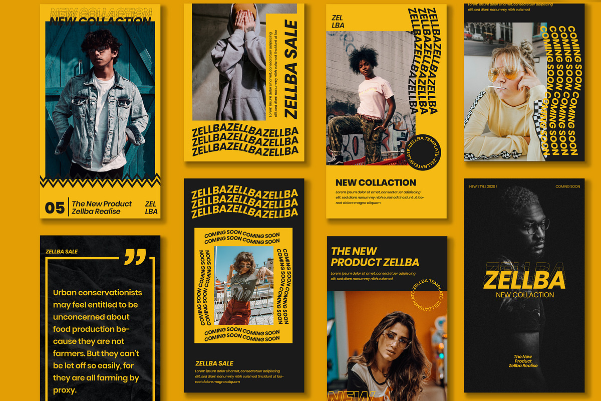 Zellba Urban Instagram Template, a Social Media Template by Compaq_Creative (Photo 7 of 10)