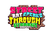 Arenas Graffiti Display Font, a Handwritten Font by IHDSTD (Thumbnail 2 of 6)