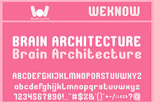 Brain Architecture font