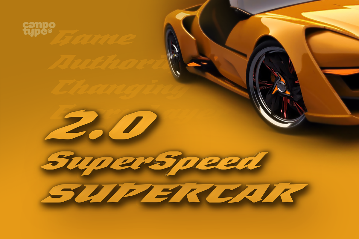 Slantblaze Pro, a Font by Campotype (Photo 2 of 5)