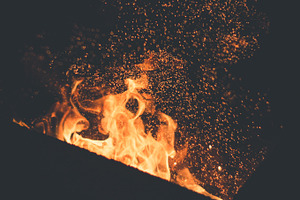 Fire featuring fire, flame, and outdoors