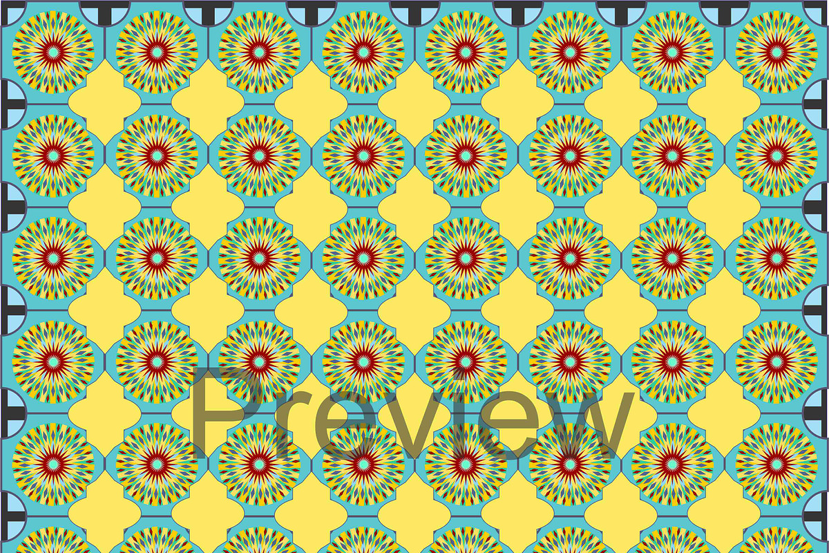 Moroccan digital paper 'Casablanca' preview 3