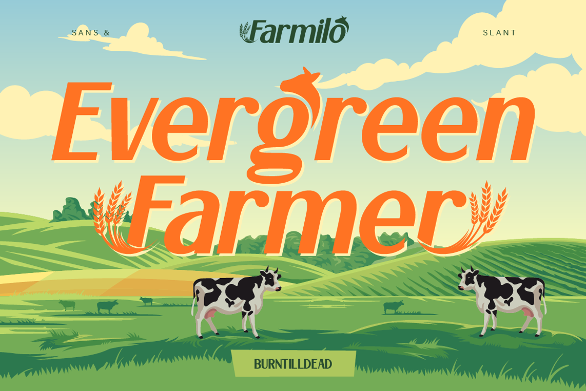 Farmilo, a Sans Serif Font by Burntilldead (Photo 12 of 12)