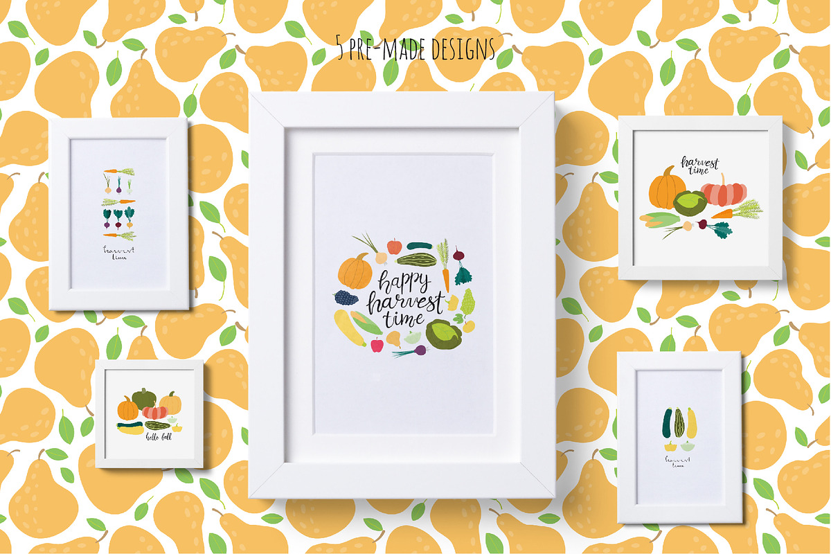 Happy Harvest Vector Illustrations, a Food Illustration by sceptical cactus (Photo 10 of 12)