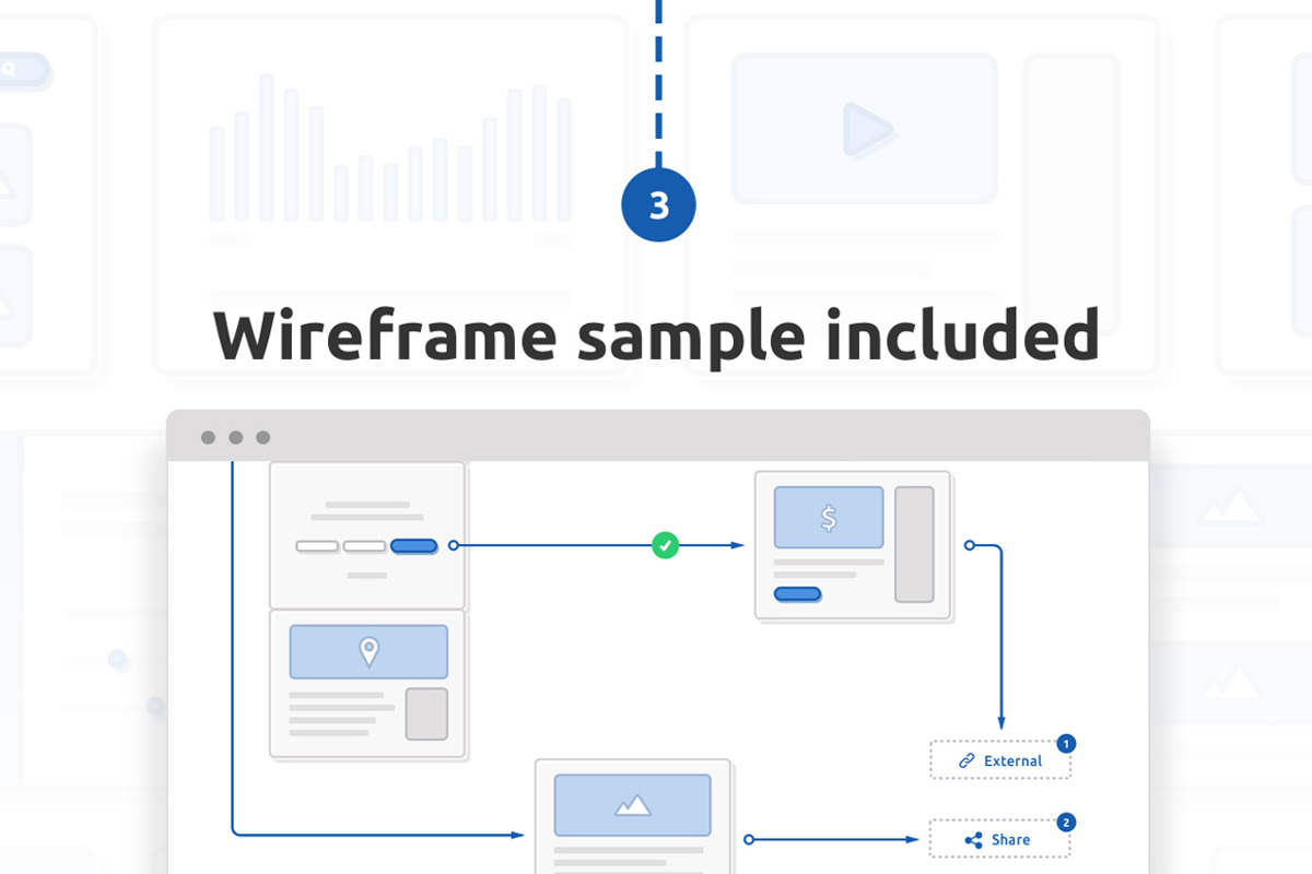 Skeleton Wireframing Kit, a Graphic by RobertMayer (Photo 4 of 4)