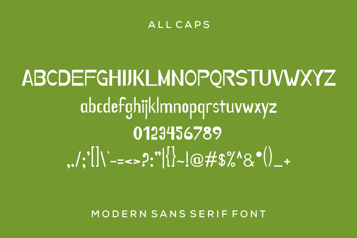 Pagar Bagus modern sans serif font, a Sans Serif Font by alanwarstd (Photo 2 of 5)