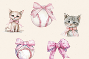 PINK COQUETTE BOWS AND DOGS CLIPART, an Animal Illustration by Daring Digies (Thumbnail 4 of 7)